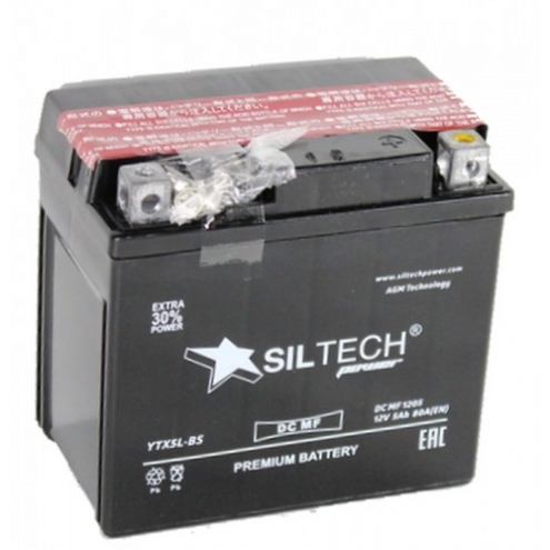 Аккумулятор SILTECH DC MF 1205 YTX5L-BS 12V5 0(R+)