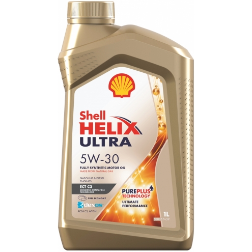 Масло моторное синтетическое SHELL  Helix Ultra ECT 5W-30 1