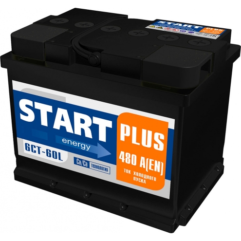Аккумулятор START PLUS  6 СТ 60 1(L+)