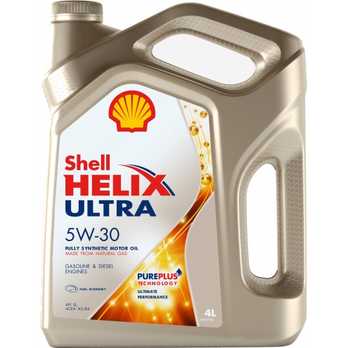 Масло моторное синтетическое SHELL  Helix Ultra 5W-30 4