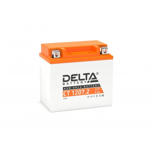 Аккумулятор Delta  CT 1207.2 7 А 0(R+)