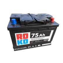 Аккумулятор ROKO  6 СТ  75 0(R+) Аккумулятор ROKO  6 СТ  75 0(R+)