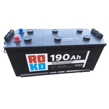 Аккумулятор ROKO  6 СТ  190 4(-+)
