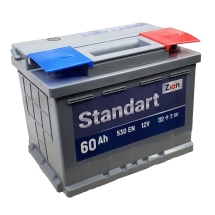 Аккумулятор ZION  Standart 6 СТ  60 0(R+) Аккумулятор ZION  Standart 6 СТ  60 0(R+)