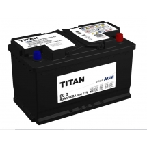 Аккумулятор TITAN  AGM  80 0(R+) Аккумулятор TITAN  AGM  80 0(R+)