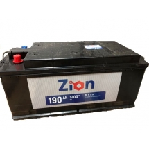 Аккумулятор ZION  6 СТ конус плоская  190 4(-+)