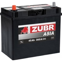 Аккумулятор ZUBR  Ultra  ASIA  6СТ  45 0(R+)
