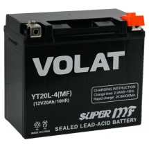 Аккумулятор VOLAT  YT20L-4 (MF)  20 0(R+)
