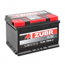 Аккумулятор ZUBR  Ultra  75 1(L+)