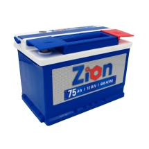 Аккумулятор ZION  (Е) 6 СТ  75 0(R+) Аккумулятор ZION  (Е) 6 СТ  75 0(R+)