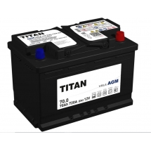 Аккумулятор TITAN  AGM  70 0(R+) Аккумулятор TITAN  AGM  70 0(R+)