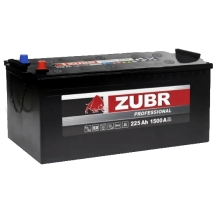 Аккумулятор ZUBR Professional  6 СТ конус плоская  225 4(-+)
