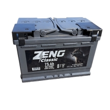 Аккумулятор Zeng Classic  6 СТ  75 1(L+) Аккумулятор Zeng Classic  6 СТ  75 1(L+)