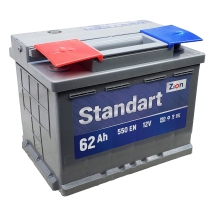 Аккумулятор ZION  Standart 6 СТ  62 1(L+) Аккумулятор ZION  Standart 6 СТ  62 1(L+)