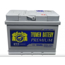 Аккумулятор Tyumen  Premium 6 СТ  64 0(R+) Аккумулятор Tyumen  Premium 6 СТ  64 0(R+)
