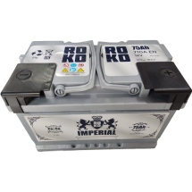 Аккумулятор ROKO  IMPERIAL 6 СТ низкий  75 0(R+) Аккумулятор ROKO  IMPERIAL 6 СТ низкий  75 0(R+)