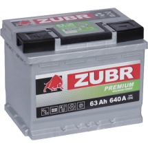Аккумулятор ZUBR  Premium  63 1(L+) Аккумулятор ZUBR  Premium  63 1(L+)