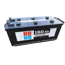 Аккумулятор ROKO  (Б)6 СТ болт  190 4(-+)