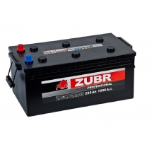 Аккумулятор ZUBR Professional  6 СТ конус плоская  225 3(+-)