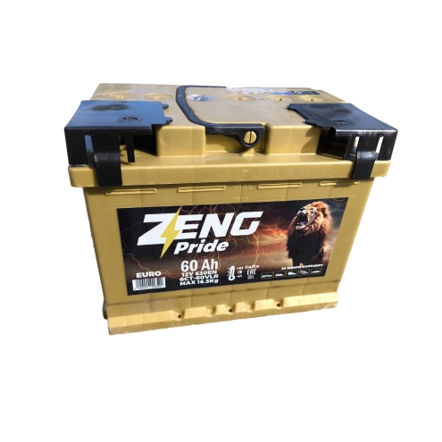Аккумулятор Zeng Pride  6 СТ  60 0(R+)