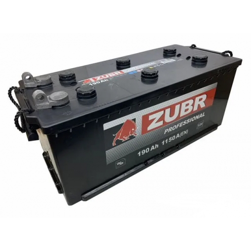 Аккумулятор ZUBR  Professional 190 4(-+) болт
