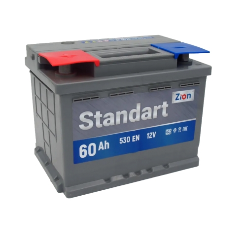 Аккумулятор ZION  Standart 6 СТ  60 1(L+)