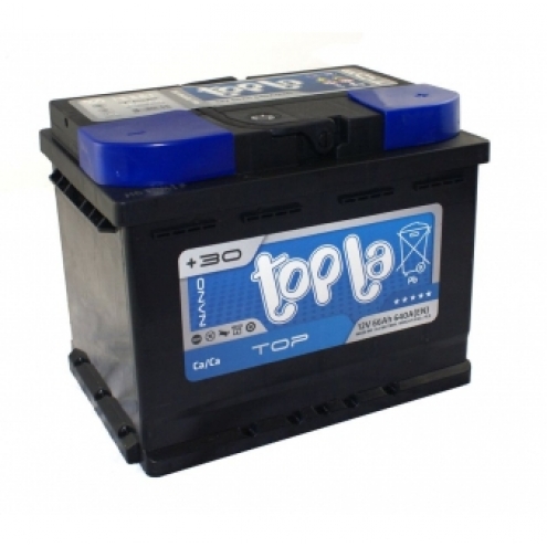 Аккумулятор TOPLA  Top Sealed 6СТ 66 0(R+)