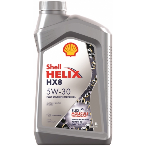 Масло моторное синтетическое SHELL  Helix HX 8 5W-30 1