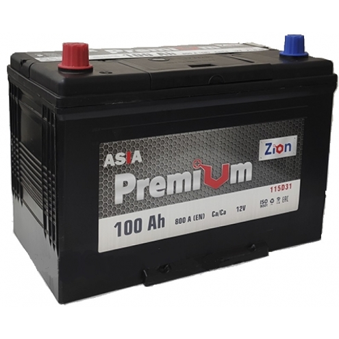 Аккумулятор ZION PREMIUM  JIS 100 1(L+)