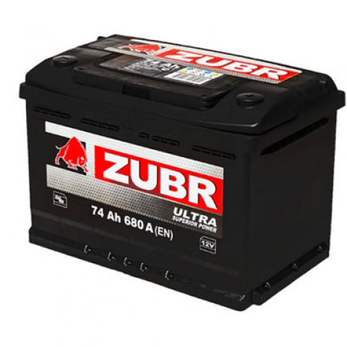 Аккумулятор ZUBR  Ultra 74 0(R+)