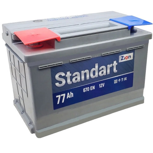 Аккумулятор ZION  Standart 6 СТ  77 1(L+)