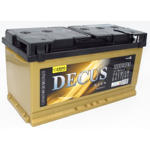 Аккумулятор DECUS  6 СТ  110 0(R+)