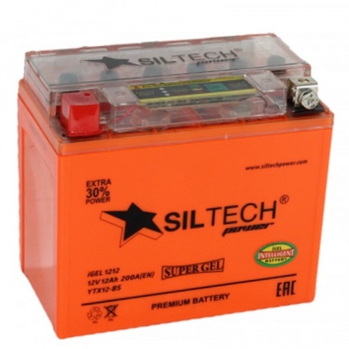 Аккумулятор SILTECH iGEL 1212 YTX12-BS 12V12 1(L+)