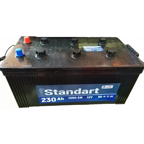 Аккумулятор ZION STANDART  6 СТ 230 3(+-)