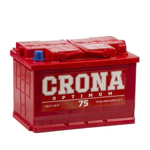 Аккумулятор CRONA  6 СТ 75 0(R+)