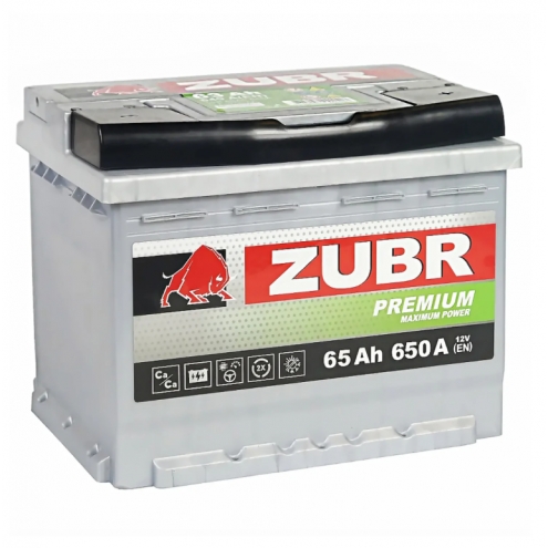 Аккумулятор ZUBR  Premium  65 0(R+)