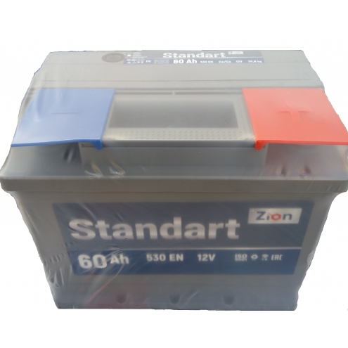 Аккумулятор ZION STANDART  6 СТ 60 0(R+)