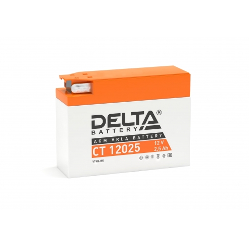 Аккумулятор Delta  CT 12025 2,5 А Боковая (R+)