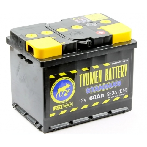 Аккумулятор Tyumen  Standart 6 СТ  60 0(R+)