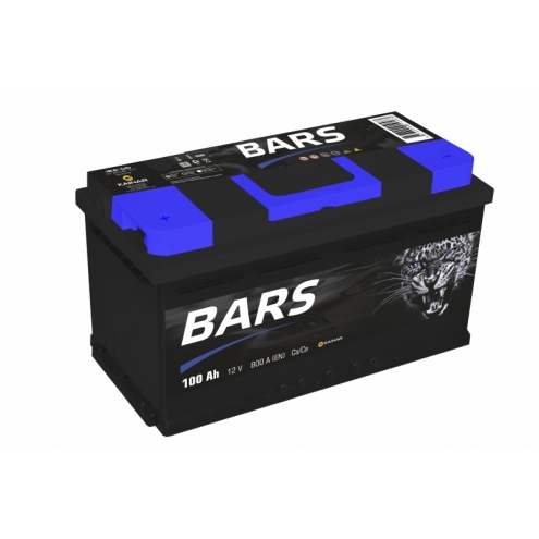 Аккумулятор BARS  6 СТ 100 0(R+)