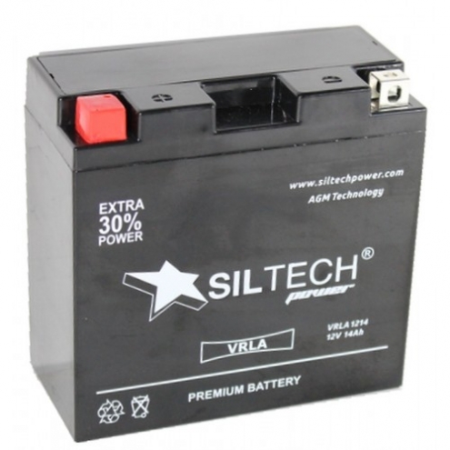 Аккумулятор SILTECH VRLA 1214.2 YT14B-4.YT14B-BS 12V14 1(L+)