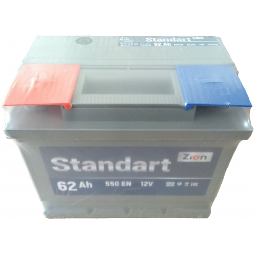 Аккумулятор ZION STANDART  6 СТ 62 0(R+)