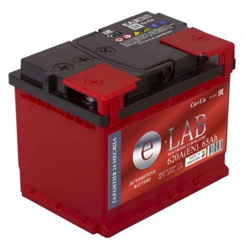 Аккумулятор E-LAB  6 СТ  65 1(L+)