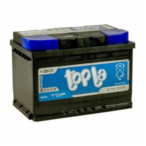 Аккумулятор TOPLA  Top Sealed 6СТ 78 0(R+)