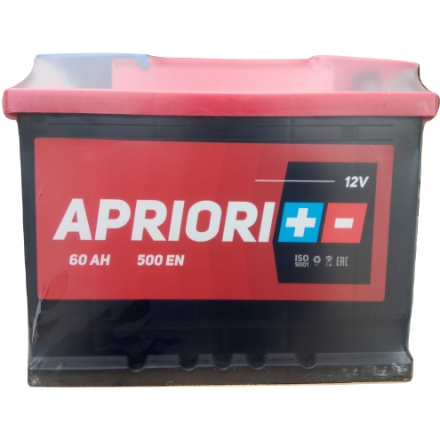 Аккумулятор APRIORI  6 СТ 60 0(R+)