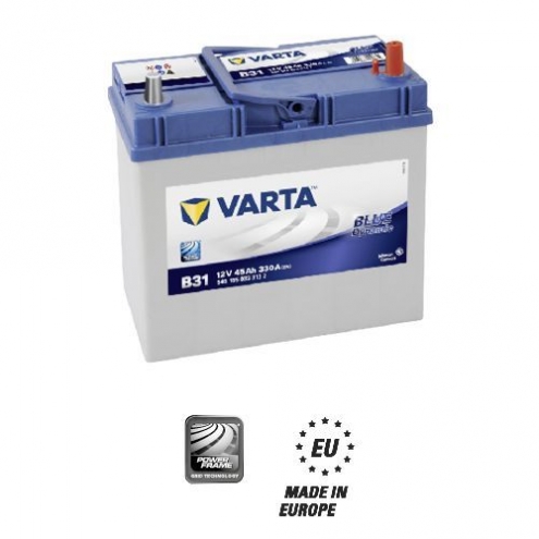 Аккумулятор VARTA  BD 6СТ (B 31) (545 155) JIS 45 0(R+)