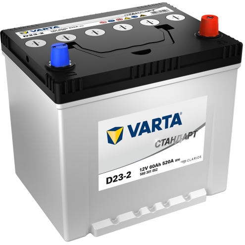 Аккумулятор VARTA  Стандарт JIS 60 0(R+)