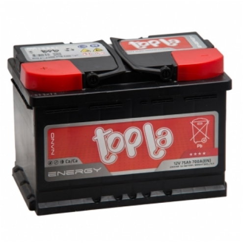 Аккумулятор TOPLA  Energy 6СТ 75 1(L+)