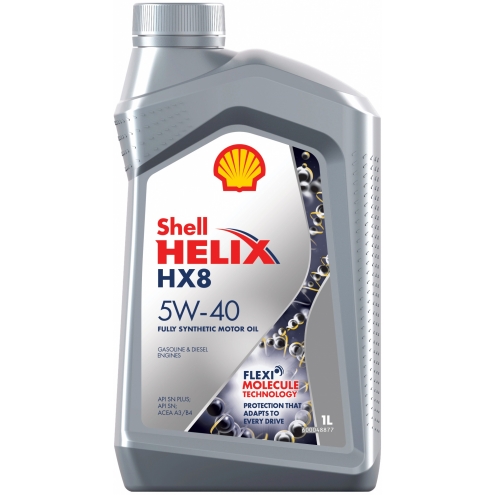 Масло моторное синтетическое SHELL  Helix HX 8 5W-40 1