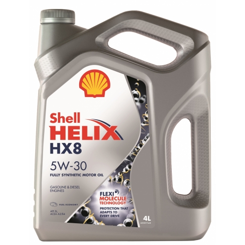 Масло моторное синтетическое SHELL  Helix HX 8 5W-30 4